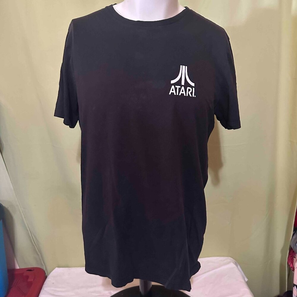 Atari Vintage Gaming Console Gap Men's Black T Shirt Size Large